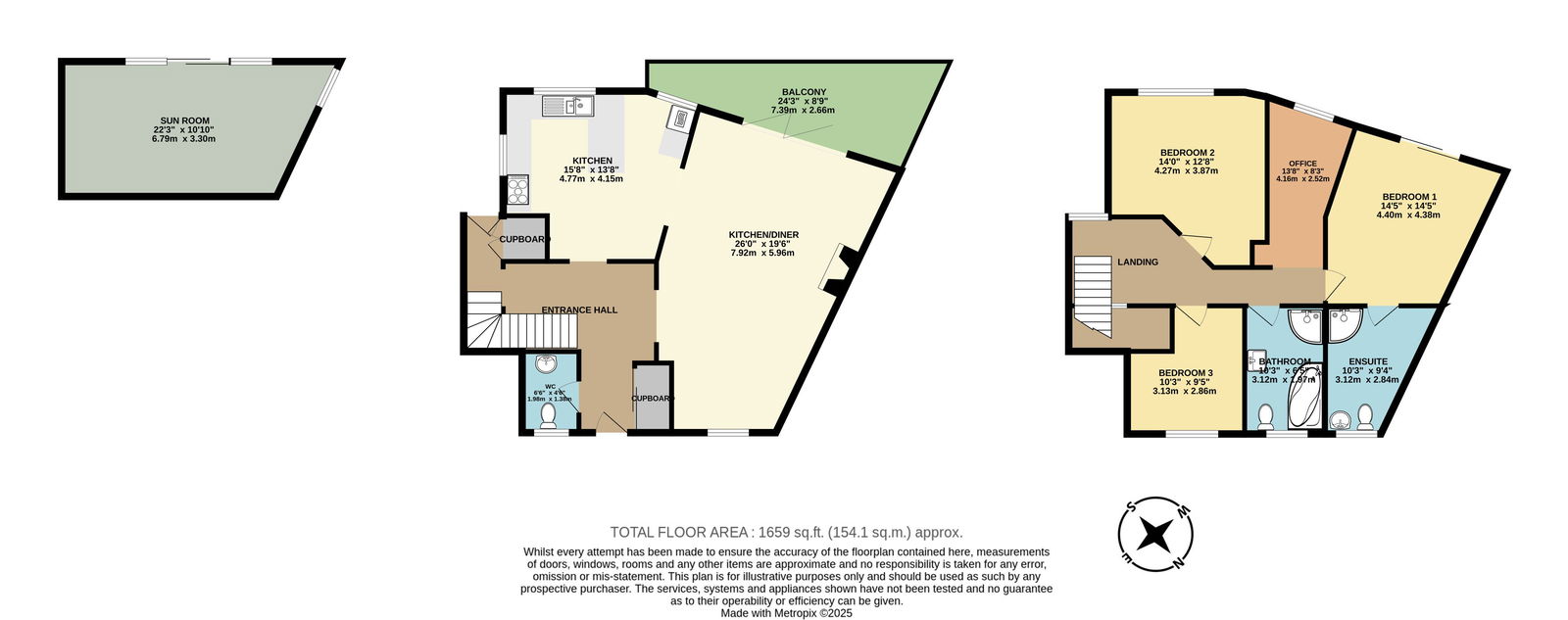 Wolseley Road, Saltash Passage, Plymouth. floorplan