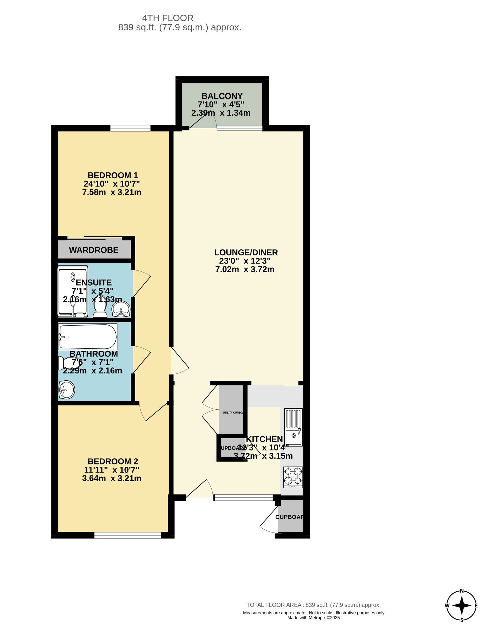 Kingdom Street, Plymouth, Devon floorplan