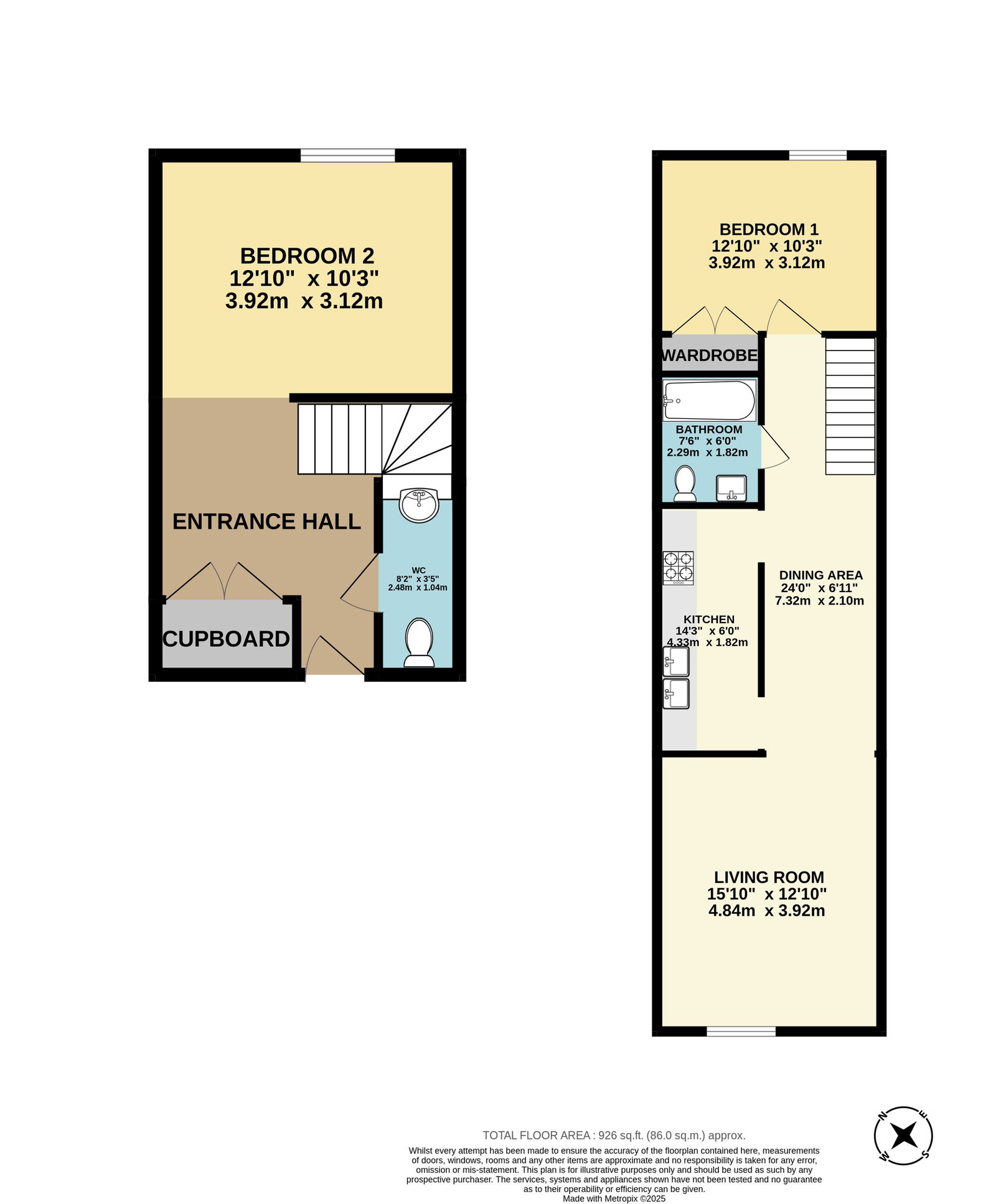 Clarence, Royal William Yard, Plymouth floorplan