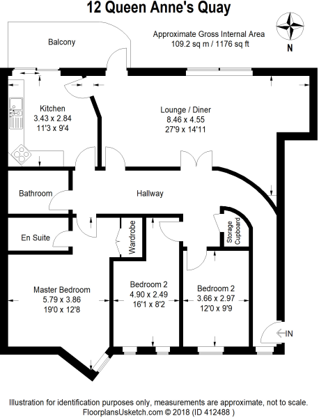 Parsonage Way, Coxside, Plymouth floorplan