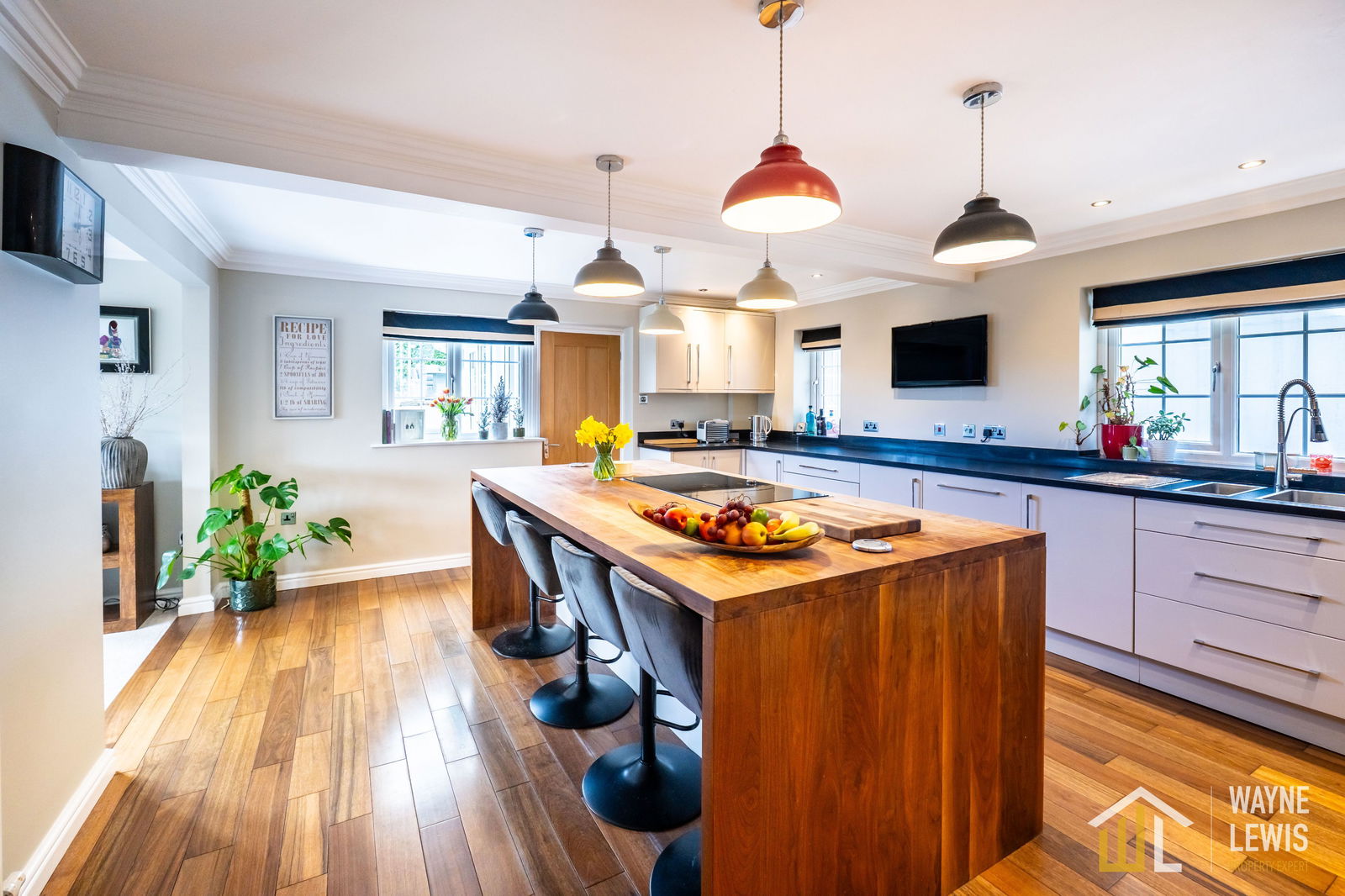 exterior or interior of property