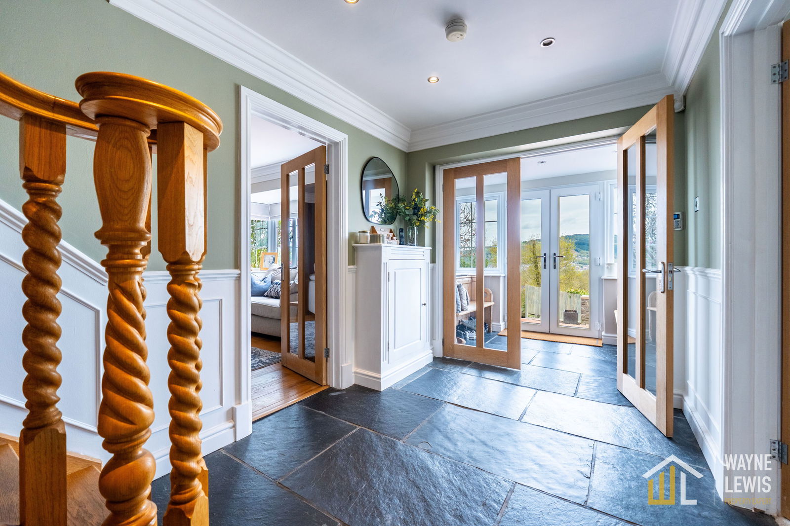 exterior or interior of property