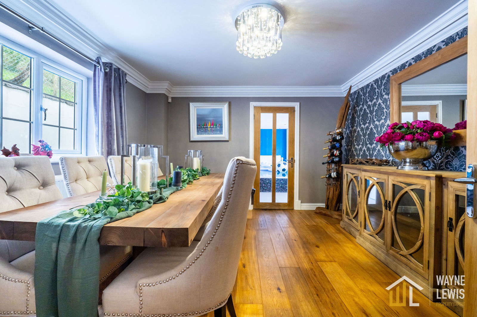 exterior or interior of property